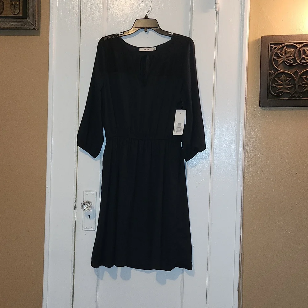 JUST FAB DRESS SIZE LARGE NEW WITH TAG - Picture 1 of 6